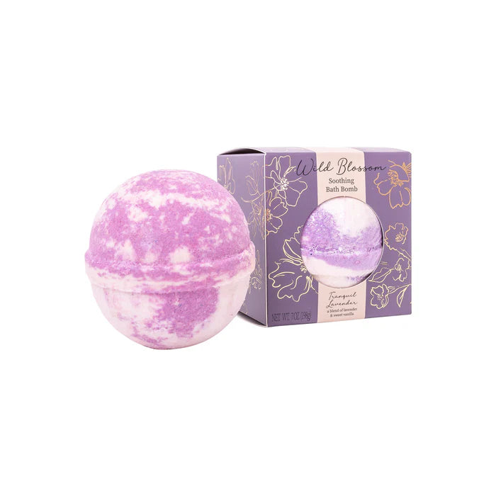 TRANQUIL LAVENDER Wild Blossom Bath Bomb - The Gypsy Belle Boutique