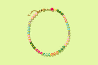 Grace Colorful Bead Magnetic Closure Necklace