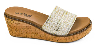 Alternate view of Corkys Wanderlust Ivory Wedge Sandals

