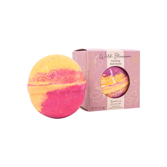 RASPBERRY LEMONADE Wild Blossom Bath Bomb - The Gypsy Belle Boutique