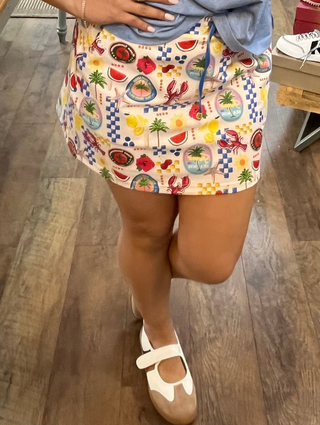 Alternate view of Amalfi Vacay Skort
