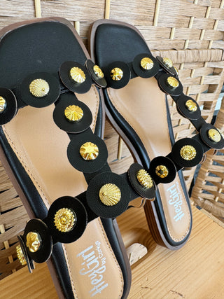 Alternate view of Corky's Beach What Black Sandal
