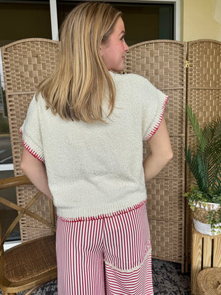 Alternate view of The World is Your Lobster Sweater Top
