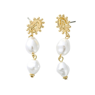 ELIZABETH COIN PEARL
EARRINGS