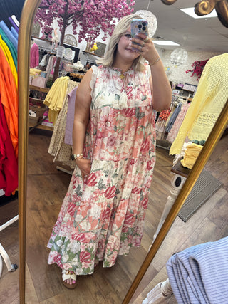 Beautiful Day Floral Maxi Dress