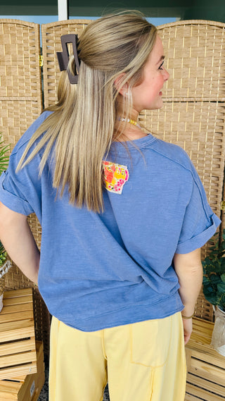 Alternate view of Bright Blooms Top OVERSIZED
