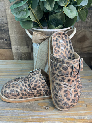 Alternate view of Leopard Studded Clog Shoes

