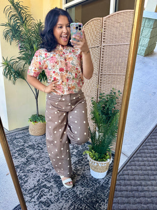 Alternate view of Not My First Rodeo Dusty Floral Cardigan Top
