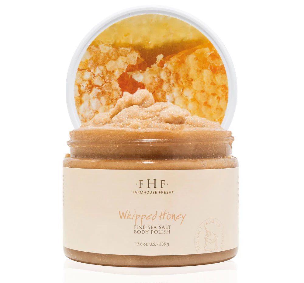 FHF - Whipped Honey Sea Salt Scrub - 12 oz - The Gypsy Belle Boutique