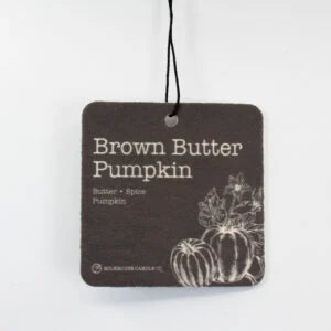 Milkhouse Candles - Brown Butter Pumpkin Car Freshener - The Gypsy Belle Boutique