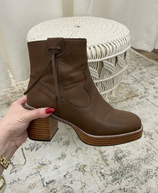 Yellowbox Chocolate Brown Platform Bootie