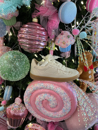 Ecru Coquette Lace Sneaker Eleanor