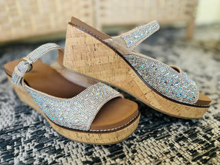 Alternate view of Corkys Treat Yourself Rhinestone Wedges
