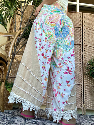 Alternate view of Oli & Hali Natural Beach Bound Wide Leg Pant
