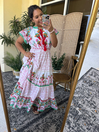 Alternate view of POL Bohemian Aztec Midi Dress
