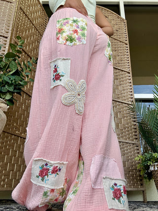 POL Peony Pink Jogger Pants
