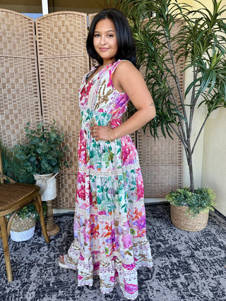 Alternate view of POL Blossoming Soul Floral Maxi Dress

