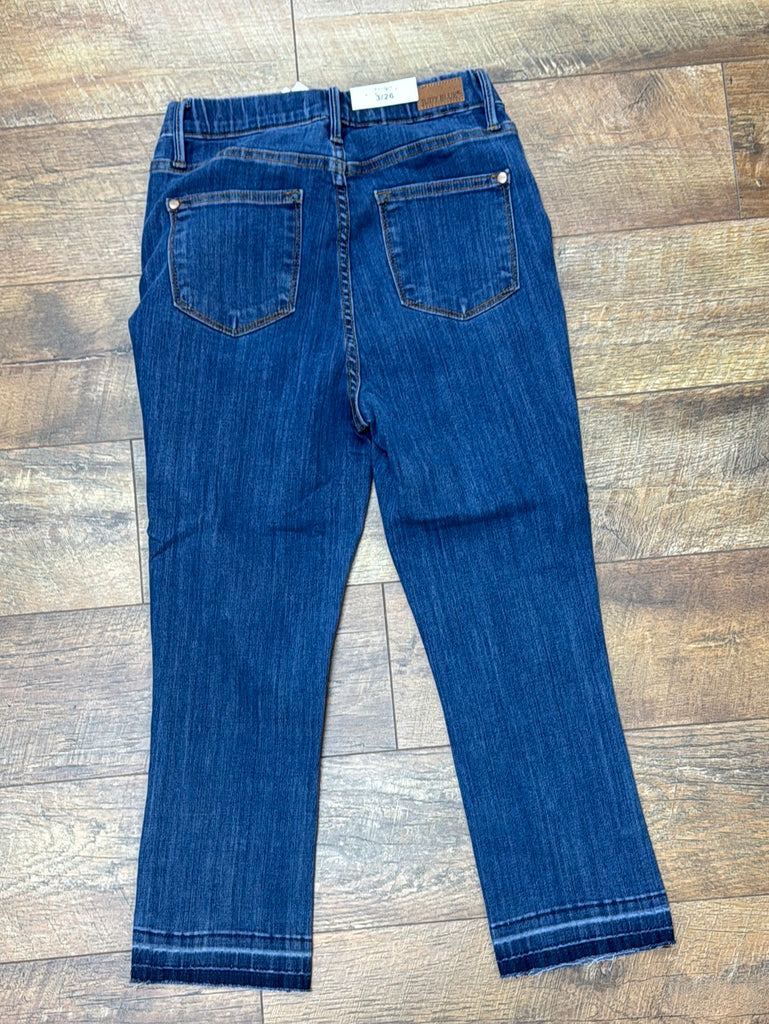 FINAL SALE Judy Blue - 78112 High Waist Pull On Capri Jeans - The Gypsy Belle Boutique