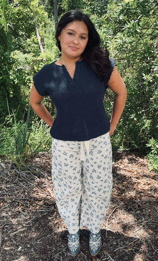 Women's Dolman Sleeve Slub Sweater Top in beige, stylish and cozy for February. Available in two colors.