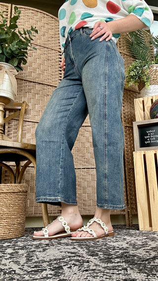 Alternate view of Mica Vintage Wash Hopeless Romantic Jeans
