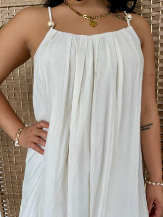 Alternate view of Sunrise to Sunset Boho Flowy Cream Dress
