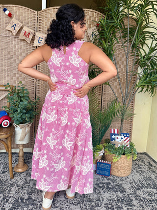 Alternate view of Americana Red Embroidered Skirt Set
