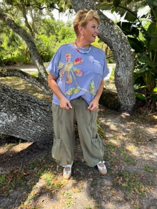 In The Desert OLIVE Cargo Jogger Pants OVERSIZED

