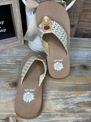 Alternate view of Yellowbox Zosia Multicolor Flip Flop Sandal
