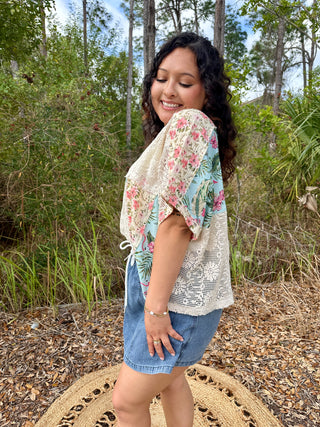 POL Let's Flamingle Top