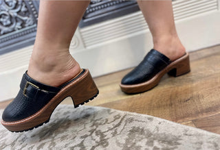 Alternate view of Yellowbox Barker Black Platform Clog FINAL SALE
