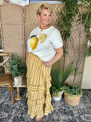 Alternate view of Take Me to the Rodeo Honey Maxi Skirt
