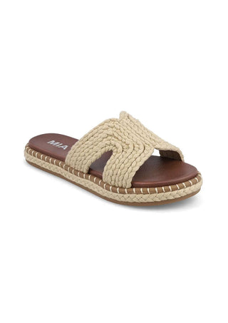 MIA Sirah Natural Braided Platform Sandal with stylish braided straps and comfortable platform sole for versatile summer fashion.