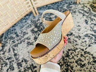 Corkys Treat Yourself Rhinestone Wedges
