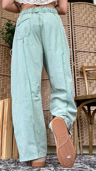 Alternate view of Jaded Green Gypsy Fit Pants
