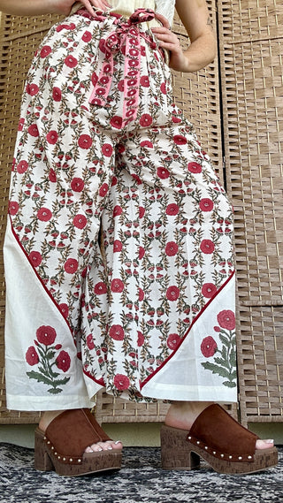Alternate view of POL Poppy Peony Tie Belt Pant

