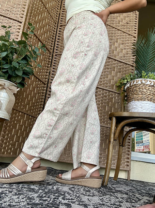 Alternate view of Vintage Baroque Floral Gypsy Fit Pants
