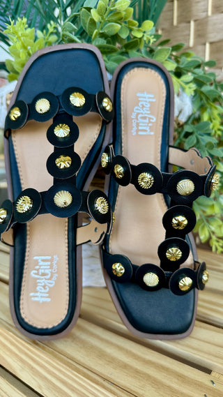 Alternate view of Corky's Beach What Black Sandal
