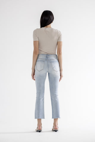 MICA T3217 Jean Super Soft Light Wash High Rise Nondistressed