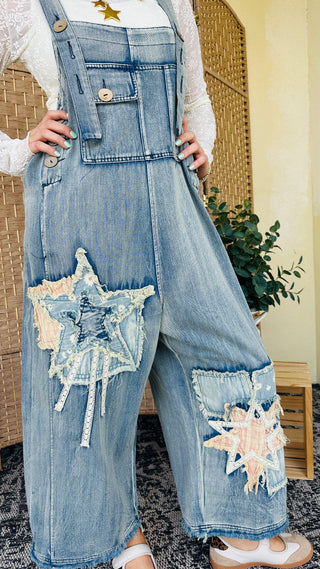 Starstruck Patch Overalls

