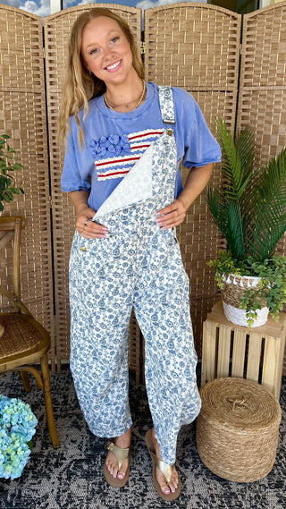 Alternate view of Blue Willow Jumpsuit Overalls
