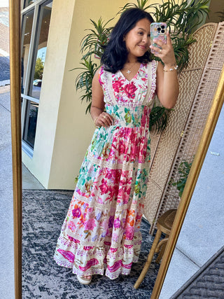 Alternate view of POL Blossoming Soul Floral Maxi Dress
