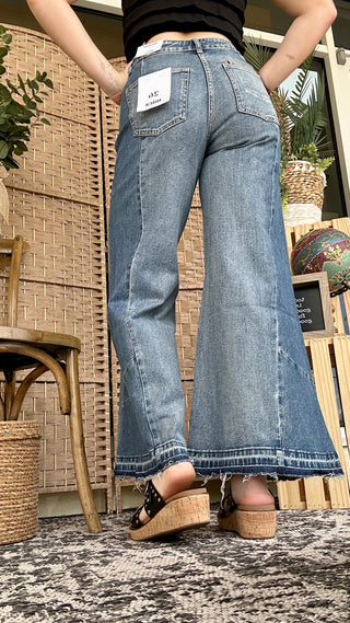 Alternate view of MICA W3766 Tummy Tuck Contrast Panel Jeans
