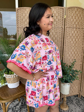 Alternate view of Jam & Honey Pink Short Set

