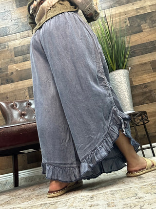 Chambray Bloomer Pocket Pants