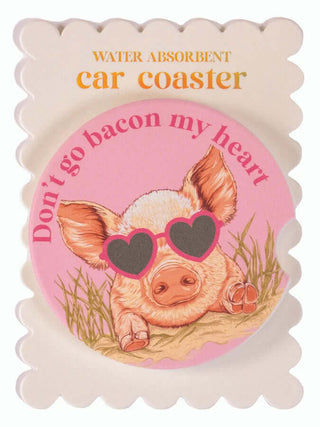Colorful Simply Southern car coasters available in various styles for efficient cup holder protection. Ideal for vibrant car decor.