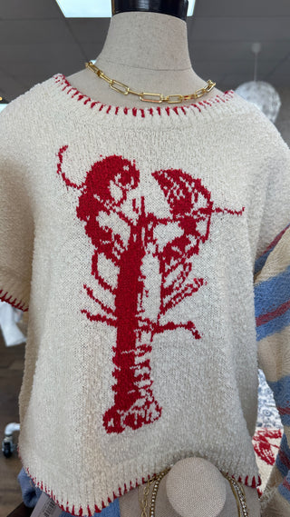 The World is Your Lobster Sweater Top
