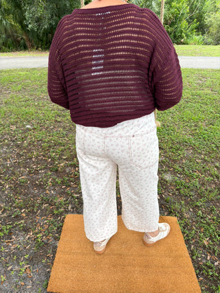 Alternate view of Orchard Bloom Floral Crop Pants
