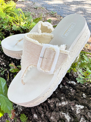 Alternate view of Yellowbox Carlow Natural Flatform Sandal
