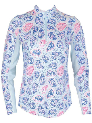 Simply Southern Women's Zip Up Athletic Top in Oyster - Stylish Final Sale Activewear