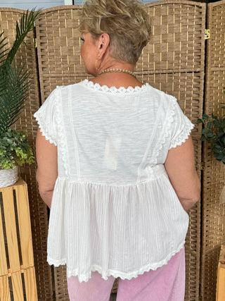 Get This Party Started White Top OVERSIZED
